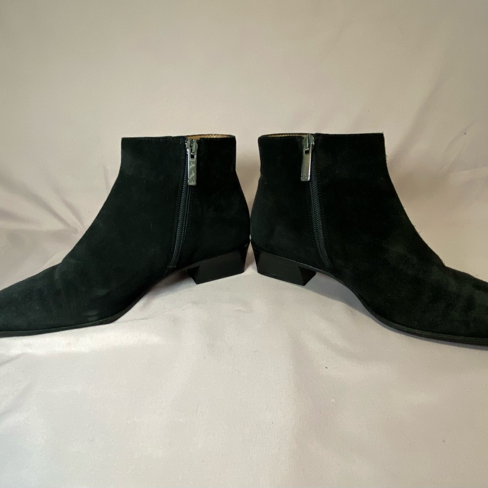 Aquatalia Black Suede Ankle Booties - Picture 2 of 6